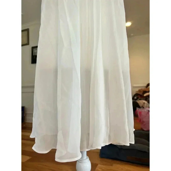 Oscar de la rente pink label vintage delicate camisole satin rosettes  small - Picture 2 of 9